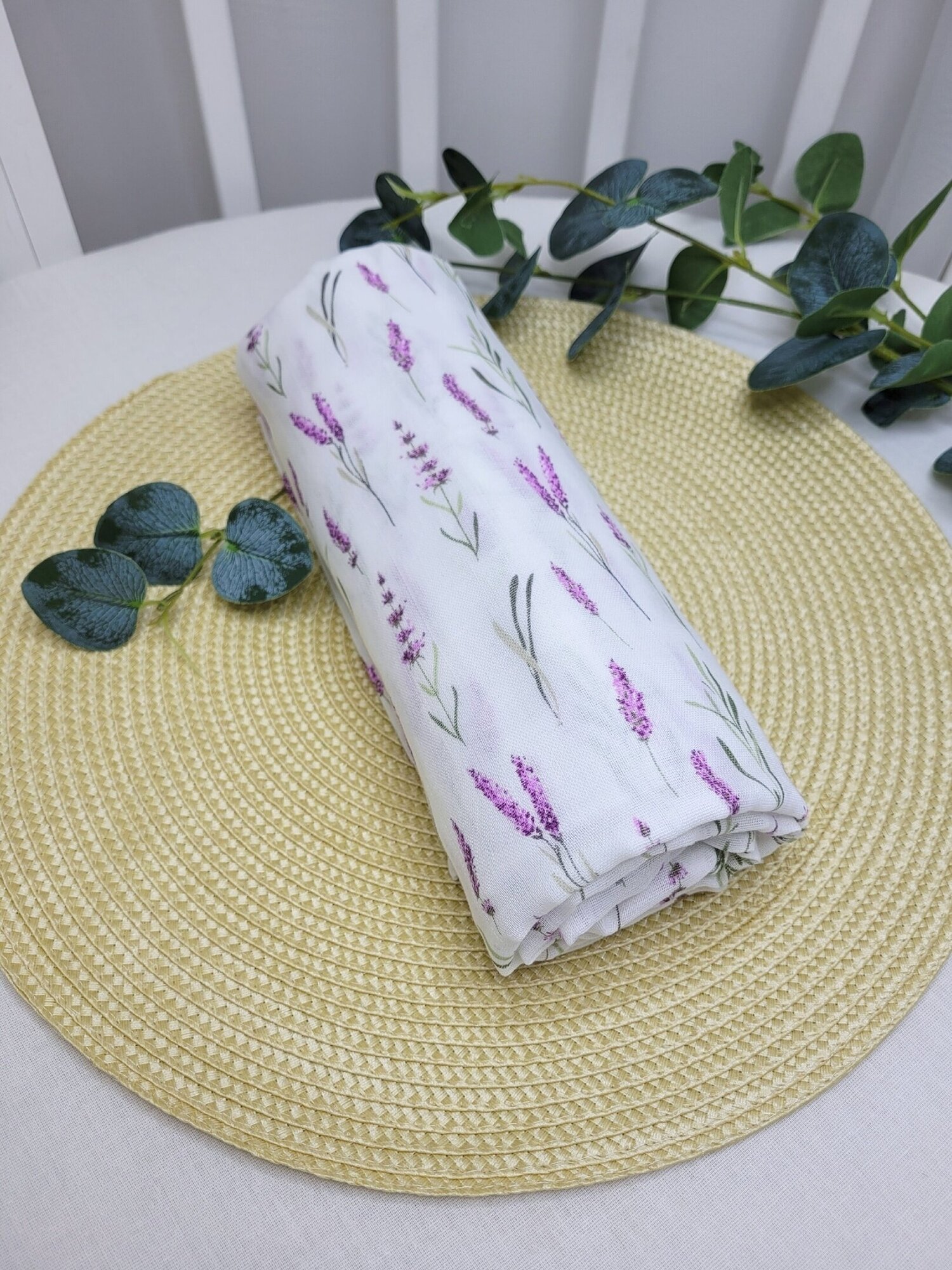 Пеленка муслиновая "Лаванда" размер 100х120 см