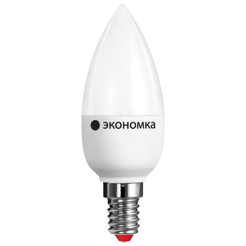 Светодиодная лампа Экономка свеча 7Вт Е14 230v 6500K 595лм Eco LED7wCNE1465 16167511