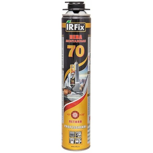 Пена монтажная профессиональная IRFix лето 70 л 635₽