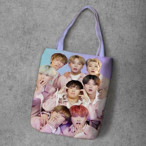 фото Сумка шоппер anime dakimakura, фактура рельефная, мультиколор