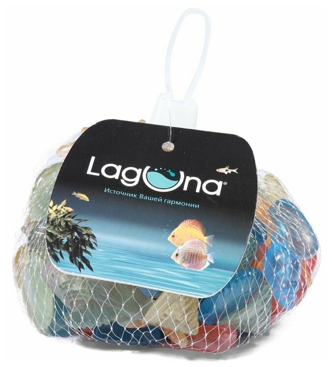 Ракушки Laguna 3001LD морские светящиеся разноцветные, 100шт, (пакет)