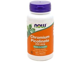 NOW FOODS Chromium Picolinate 200 мкг (Пиколинат хрома) 100 вег капсул (Now Foods)