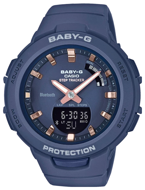 Наручные часы CASIO BSA-B100-2A, синий