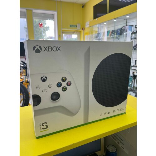 Игровая приставка Microsoft Xbox Series S 512 ГБ SSD без игр белыйчерный 3829000₽