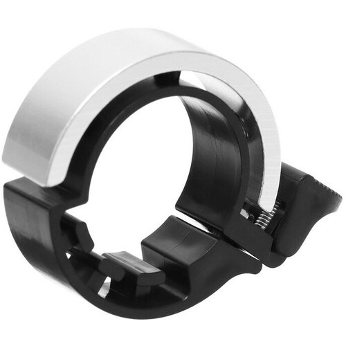 фото Звонок dream bike велосипедный кольцо, цвет серебристый