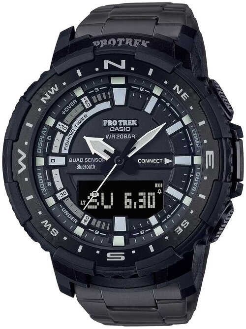 Наручные часы CASIO Pro Trek PRT-B70YT-1, черный