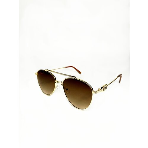 фото Солнцезащитные очки , авиаторы, с защитой от уф, для женщин, коричневый in touch