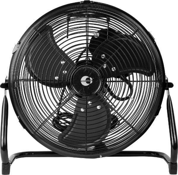 Вентилятор напольный 45 Вт D30 см цвет черный - фотография № 2