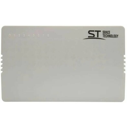 ST-ES81 Коммутатор 8 портов 10/100Мбит/с (Пластик) (без БП 12В-1А)