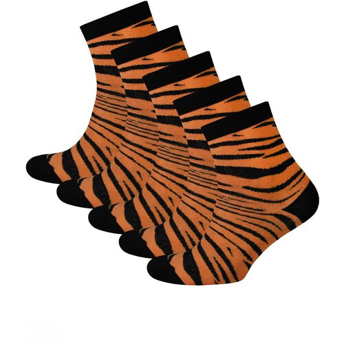 Носки STATUS, 5 пар, размер 25, оранжевый носки в подарочной коробочке love is