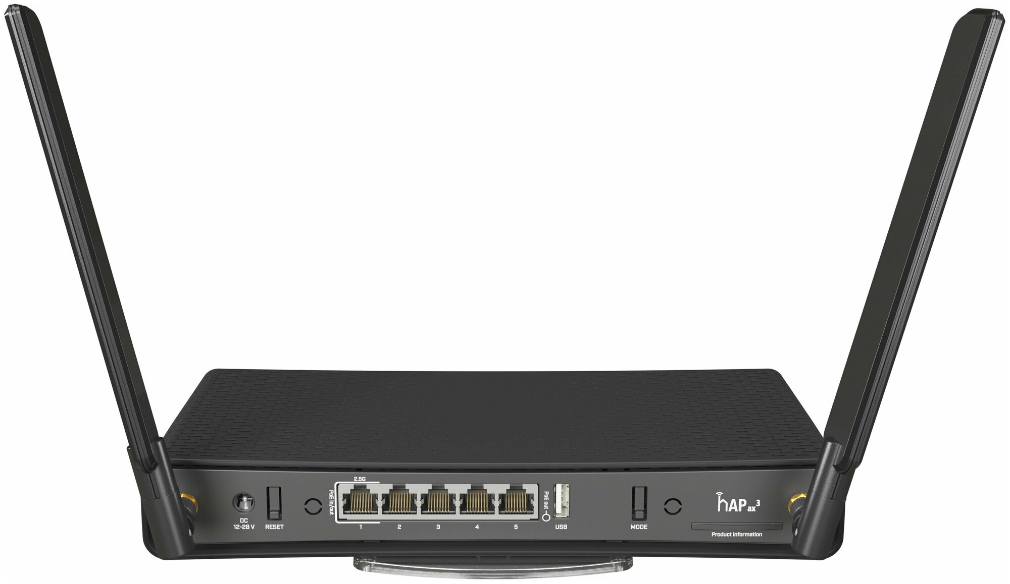Роутер WiFi 6 AX Mikrotik hAP ax3 (C53UiG+5HPaxD2HPaxD) 2 и 5 ГГц с USB для 4G - фотография № 1