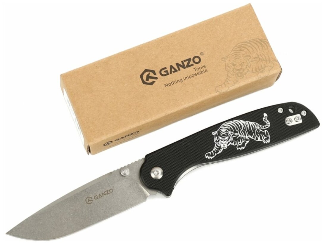 Нож Ganzo G6803-TG Tiger 2022 (лимитированная версия) - фотография № 7