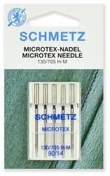 Игла/иглы Schmetz Microtex 130/705 H-M 90/14 особо острые