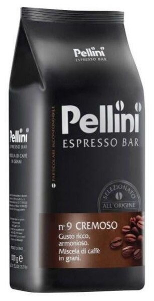 Кофе в зернах Pellini Espresso Bar Cremoso 1 кг - фото №2