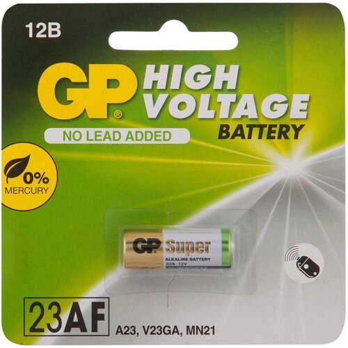 Батарейка GP High Voltage 23AFRA-2F1, типоразмер 23А, 1 шт