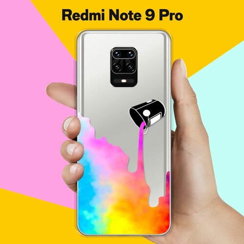 Силиконовый чехол Краски на Xiaomi Redmi Note 9 Pro прозрачный силиконовый чехол musthavecase для xiaomi redmi note 9 pro sphinx сфинкс для сяоми редми ноут 9 про