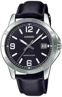 Наручные часы CASIO MTP-V004L-1B, черный, серебряный — купить в интернет-магазине по низкой цене на Яндекс Маркете