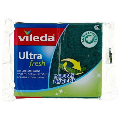 фото Губка для посуды vileda ультра