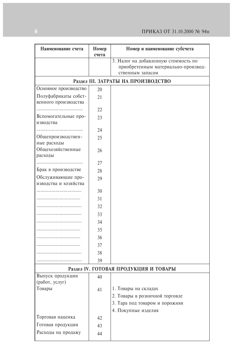 План счетов бухгалтерского учета финансово-хозяйственной деятельности организаций и инструкция по его применению на 2024 год - фото №8