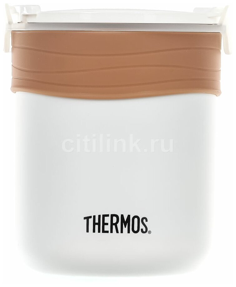 Термос для еды Thermos JBS-360, 0.36 л, белый/бежевый - фотография № 12