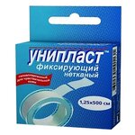 Унипласт пластырь фиксирующий нетканый 1.25х500 см - изображение