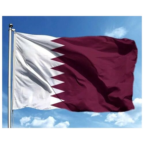 Флаг Катара 70х105 см настольный флаг флаг катара