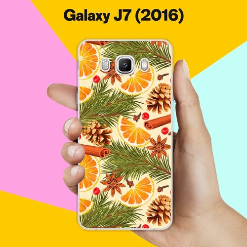 Силиконовый чехол на Samsung Galaxy J7 (2016) Новогоднее настроение / для Самсунг Галакси Джей 7 (2016) силиконовый чехол на samsung galaxy j7 2016 рождественский пейзаж для самсунг галакси джей 7 2016