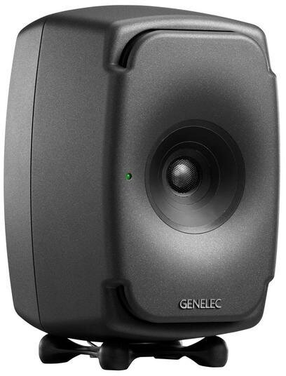 Genelec 8331AP dark grey активный 3-полосный монитор, 2 овальных нч 5.1"x2.6" 72вт, коакс. сч 3.5" 36вт+вч 0.75" 36вт. подставки. темный