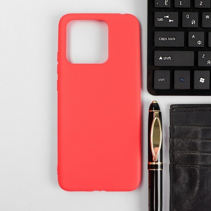 Red Line Чехол Red Line Ultimate, для телефона Xiaomi Redmi 10С, силиконовый, красный