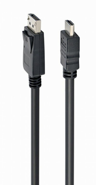Кабель DisplayPort Cablexpert CC-DP-HDMI-7.5M круглый черный - фото №5