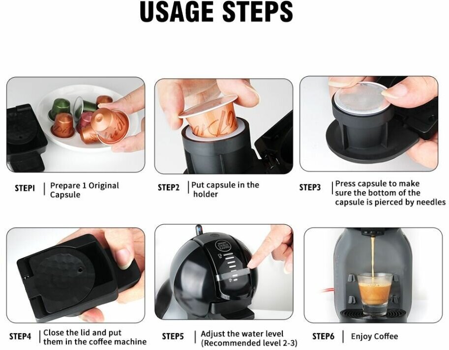 Адаптер №1 многоразовый для использования капсул Nespresso в кофемашинах Dolce Gusto - фотография № 12