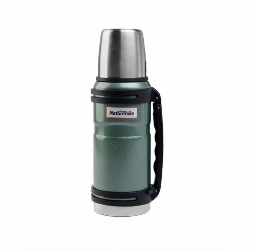 Термос Naturehike Outdoor Stainless Steel Vacuum Flask 1л #Forest green