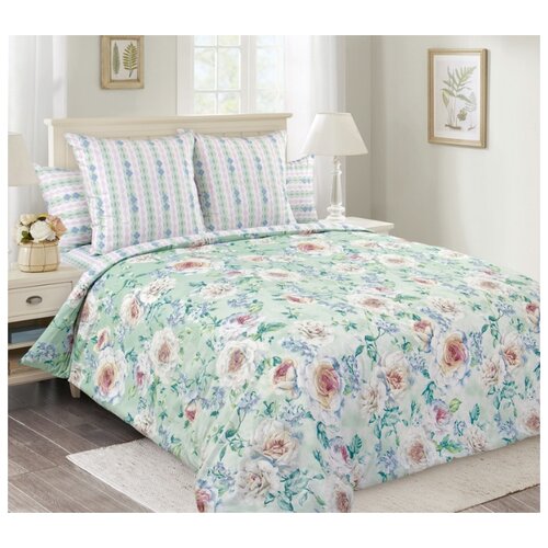 фото Постельное белье «белая роза 2», перкаль, евро текс-дизайн