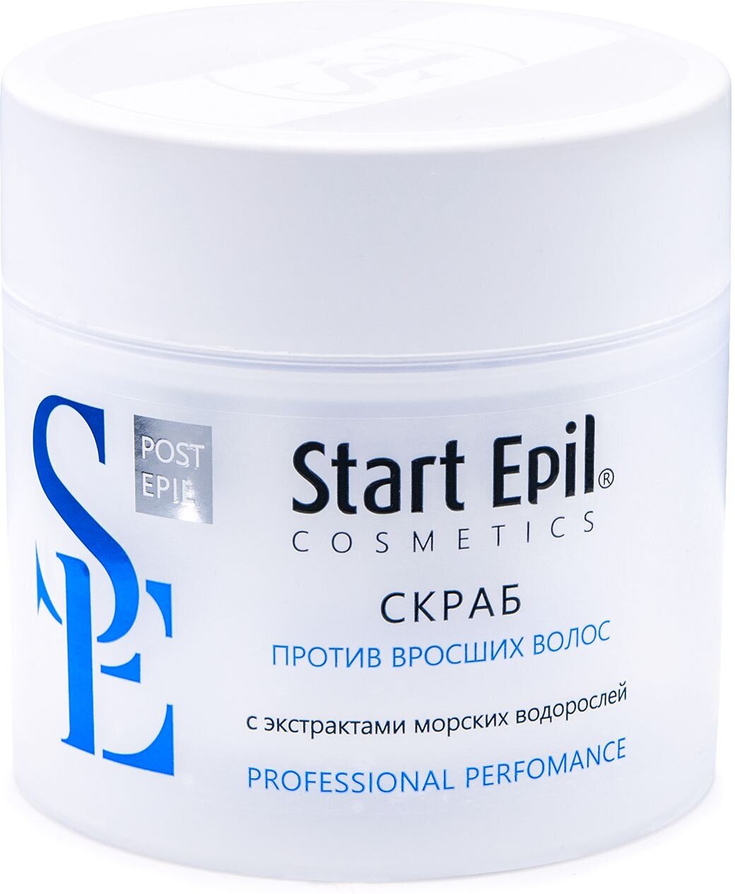 "Start Epil" Скраб против вросших волос с экстрактами морских водорослей, 300 мл