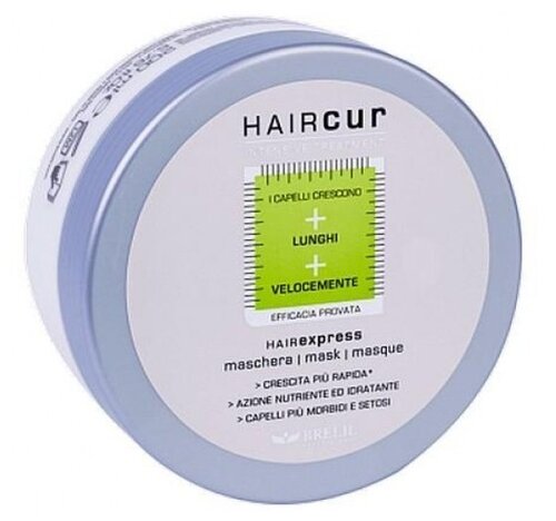 Brelil Professional HairCur Intensive Treatment Маска для ускорения роста волос, 200 мл, банка