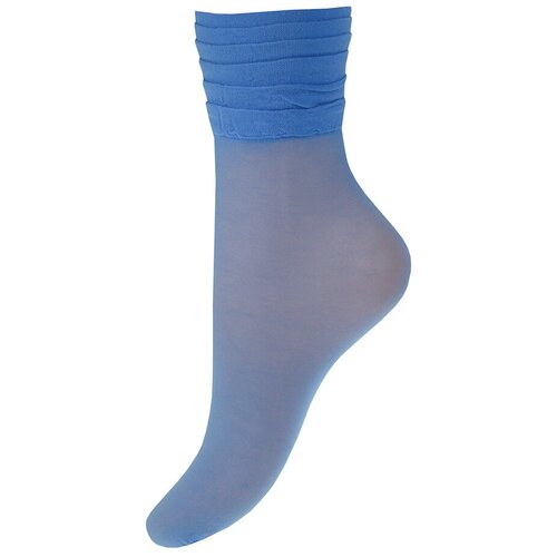 фото Женские носки mademoiselle средние, 20 den, размер unica, голубой