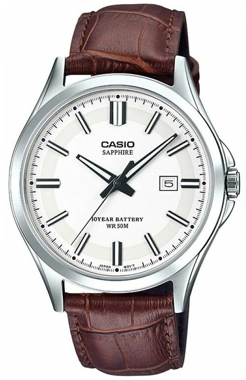 Наручные часы CASIO Collection, белый, черный