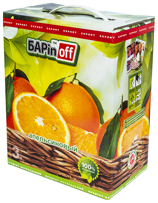 Напиток Barinoff Апельсин 3л - фотография № 2