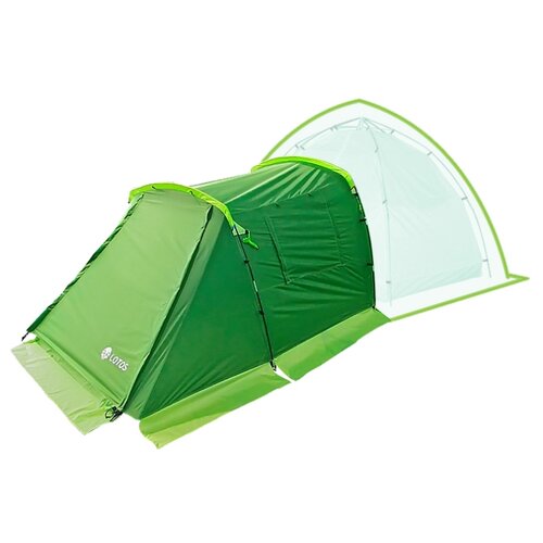 фото Палатка лотос 5 саммер спальная зеленый