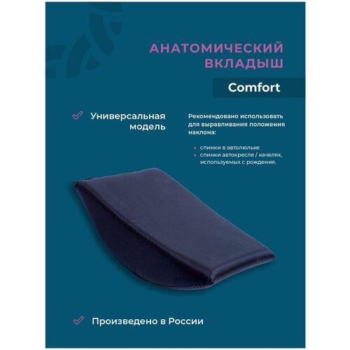 Анатомическая подушка вкладыш в детское автокресло, автолюльку Comfort 2 в 1