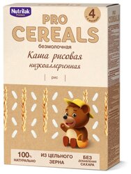 Каша Nutrilak безмолочная PROCEREALS рисовая низкоаллергенная, с 4 месяцев, 200 г