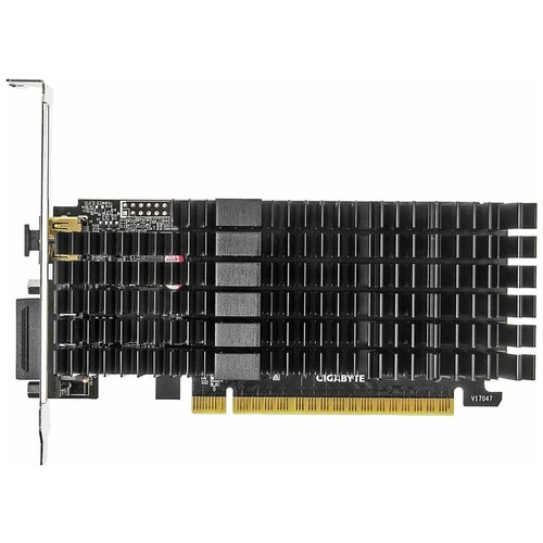 Видеокарта Gigabyte PCI-E GV-N710D5SL-2GL nVidia GeForce GT 710 2048Mb 64bit GDDR5 9545010 DVIx1HDMIx1HDCP Ret low profile 953000₽