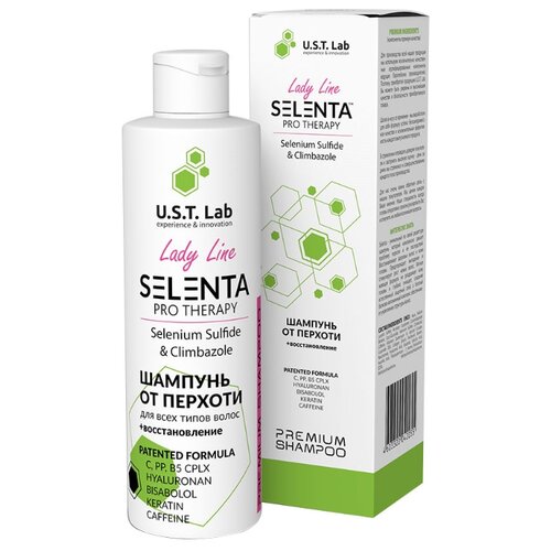 фото Selenta шампунь для женщин Selenium Sulfide & Climbazole Лечебный от перхоти для всех типов волос 250 мл