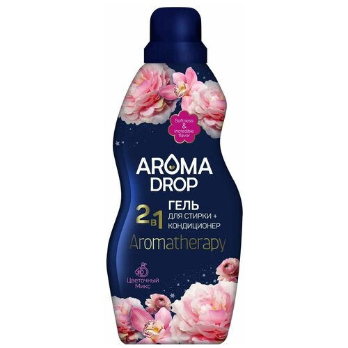 Гель для стирки AROMA DROP Aromatherapy 2в1 Цветочный Микс 1000г