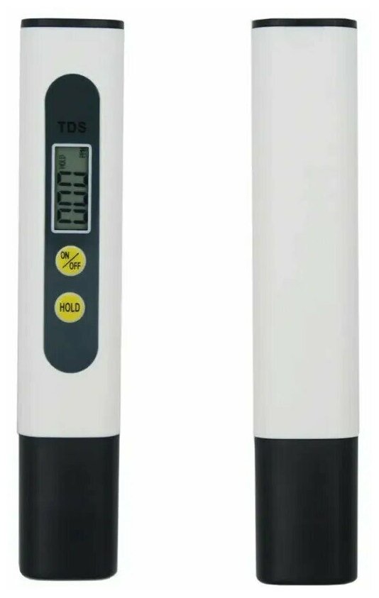 TDS тестер качества воды - TDS метр для измерения жесткости воды (портативный цифровой солемер для анализа воды)
