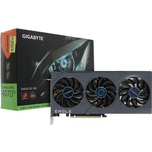 Видеокарта GIGABYTE GeForce RTX 4070 EAGLE OC V2 12G, RTL