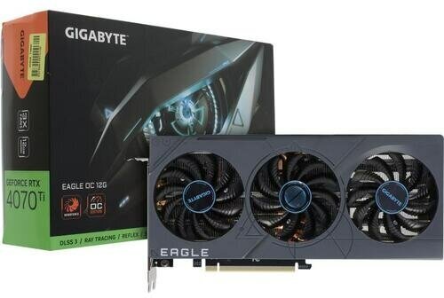 Видеокарта GIGABYTE GeForce RTX 4070 Ti EAGLE OC 12GB (rev 20) (GV-N407TEAGLE OC-12GD