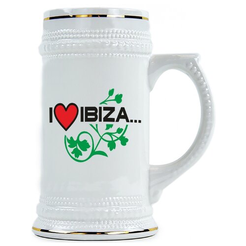 фото Пивная кружка i love ibitza drabs