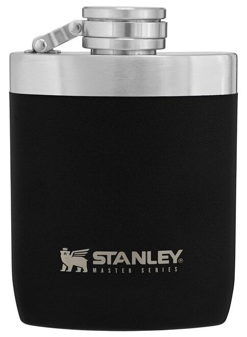 Термос-фляга STANLEY Master SS Vacuum Flask, 0.23 л, черный - фотография № 1