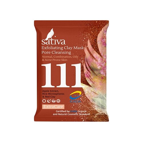 Купить Sativa №111 Маска-гоммаж для очищения пор 15г